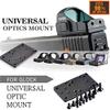Mount Red Dot Mounting Platform Glok Plate Base Mount Compatible (Black) view 2