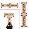 Valor Fitness Climbing Peg Board  Set of 2 Wall Mounted Boards (36" x 12") with 38 Holes & 6.5" Hand Pegs for Strength Training, Ninja & Rock Climbing view 1