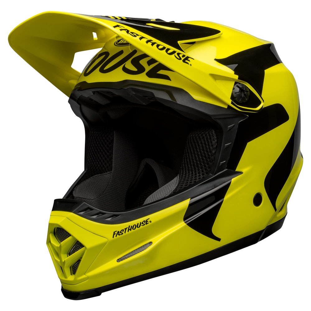 BELL Full-9 Fusion MIPS Adult Full Face Bike Helmet - Fasthouse Newhall Gloss Hi-Viz/Black (2023), XX-Large (61-63 cm)
