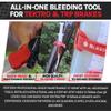 BleedZone Bleed Kit for Tektro Hydraulic Brakes, TRP Hydraulic Brakes with 120ml Mineral Oil - Bicycle Brake Bleed Kit for Hydraulic Brakes with Syringes and Hose - Ideal for Tektro Brake Bleed Kit view 3