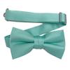 Spencer J's Mens and Boys Pre-Tied Bowtie Large Variety of Colors (Aquamarine, Youth (Age 7-13)) view 1