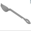 9 in 1 Long Titanium Camping Utensil. Features Spork, Wrench, Bottle Opener and Screw Driver. Designed by OSEI view 4
