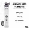 DISCOUNT PROMOS Custom Sports Water Bottles 22 oz. Set of 10, Personalized Bulk Pack - Reusable, Leak proof, With lids - Clear view 3