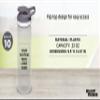 DISCOUNT PROMOS Custom Sports Water Bottles 22 oz. Set of 10, Personalized Bulk Pack - Reusable, Leak proof, With lids - Clear view 4