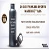 DISCOUNT PROMOS Custom Stainless Steel Water Bottles 26 oz. Set of 10, Personalized Bulk Pack - Reusable, Leak Proof, Perfect for Gym, Hiking, Camping, Outdoor Sports - Grey view 3