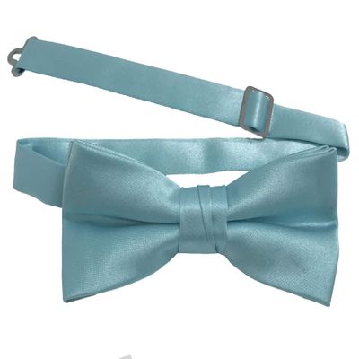 Spencer J's Mens and Boys Pre-Tied Bowtie Large Variety of Colors (Light Blue, Boys (Age 0-7))