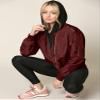 MBJ WJC2157 Women's Classic Lightweight Jacket Multi Pocket Windbreaker Bomber Jacket M Wine view 4