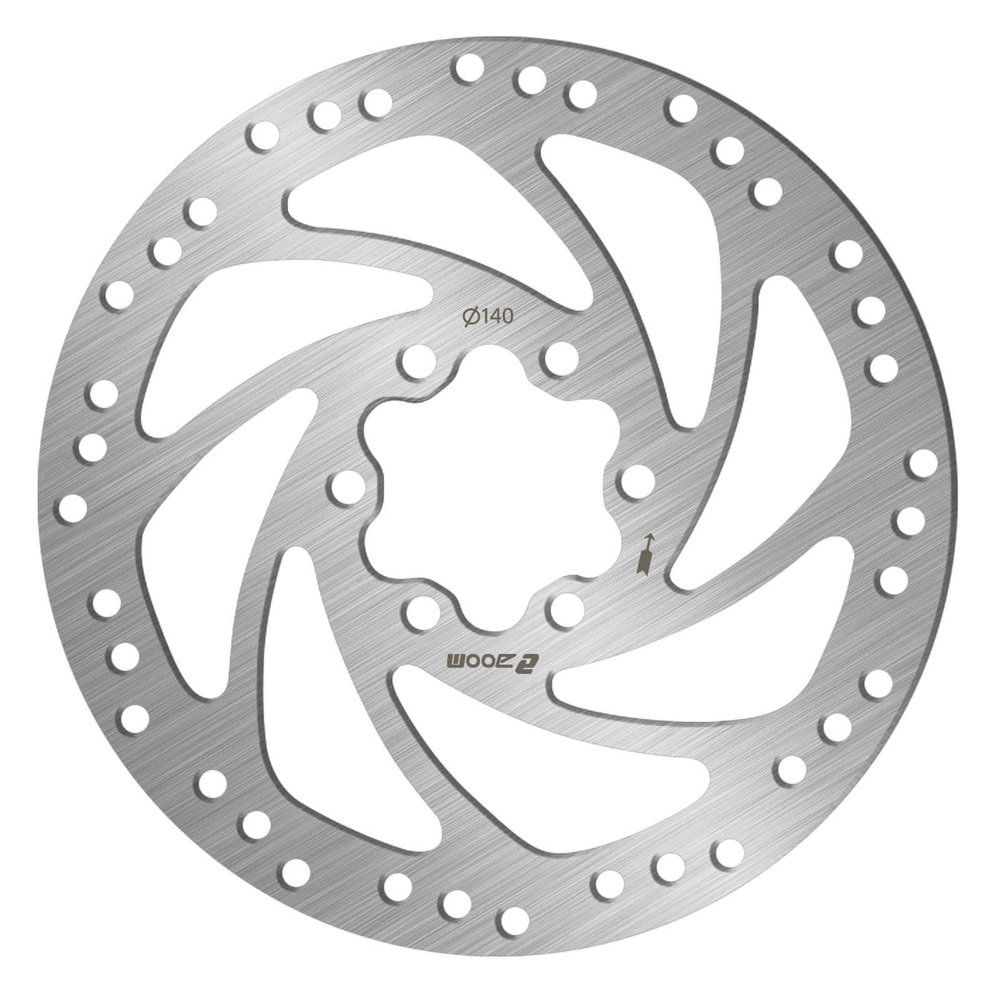 BUCKLOS 140mm 160mm 180mm 203mm MTB Disc Brake Rotor with 6 Bolts, Bicycle Brakes Stainless Steel Rotors M5 Screws, Opposite Hole Distance 44mm, fit Mountain Road Bikes MTB BMX