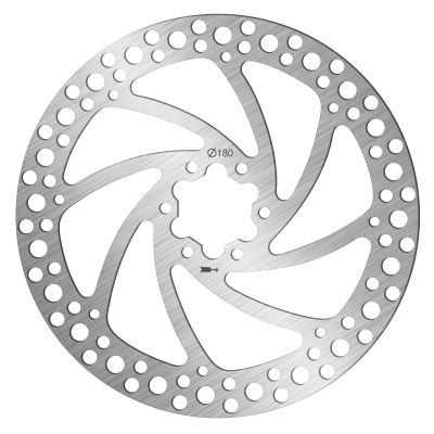 BUCKLOS 140mm 160mm 180mm 203mm MTB Disc Brake Rotor with 6 Bolts, Bicycle Brakes Stainless Steel Rotors M5 Screws, Opposite Hole Distance 44mm, fit Mountain Road Bikes MTB BMX