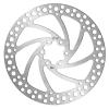 BUCKLOS 140mm 160mm 180mm 203mm MTB Disc Brake Rotor with 6 Bolts, Bicycle Brakes Stainless Steel Rotors M5 Screws, Opposite Hole Distance 44mm, fit Mountain Road Bikes MTB BMX view 1