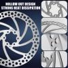 BUCKLOS 140mm 160mm 180mm 203mm MTB Disc Brake Rotor with 6 Bolts, Bicycle Brakes Stainless Steel Rotors M5 Screws, Opposite Hole Distance 44mm, fit Mountain Road Bikes MTB BMX view 2