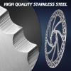 BUCKLOS 140mm 160mm 180mm 203mm MTB Disc Brake Rotor with 6 Bolts, Bicycle Brakes Stainless Steel Rotors M5 Screws, Opposite Hole Distance 44mm, fit Mountain Road Bikes MTB BMX view 3