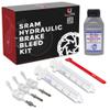 BleedZone Bleed Kit - SRAM Brake Bleed Kit with Code Guide Level and SRAM DOT 5.1 Brake Fluid with Reusable 20ml Syringes and Bleeding Edge Tool - Professional Bicycle Hydraulic Bleeding Set view 1
