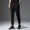 XUETON Mens Casual Sweatpants Elastic Waist Jogger Sport Athletic Pants Running Workout Loose Pajamas Loung Pants(Black,Large) view 3