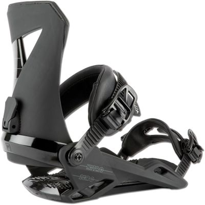 Nitro Zero Men's Snowboard Bindings, Ultra Black 23, Medium