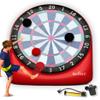 Swooc Games - Premium Inflatable Giant Kick Darts (15+ Ways to Play) - Jumbo Soccer Dartboard w/Air Pump - Big Carnival Games - Giant Outdoor Games - Oversized Dart Board Yard & Lawn Game Kids & Adult view 1