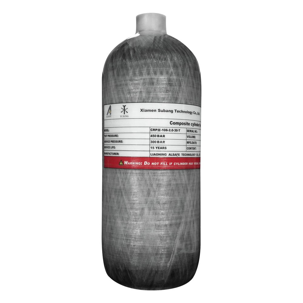 TUXING 4500Psi 2L Carbon Fiber HPA Compressed Air Paintball Tank System