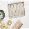 Stratalife Necklace Organizer Stackable Jewelry Organizer 20 Hooks Large Jewelry Tray Necklaces Holder Bracelet Storage for Women Girls Velvet (Beige Necklace Tray) view 2