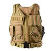 Tactical Vest Molle Military Airsoft Combat Training Vest for Outdoor Hunting (Tan) view 1