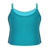 Hansber Girls Ballet Dance Tank Tops Sequined Dancewear Camisole Sequined Tops Sports Cami Shirts Lake_Blue 12 view 2