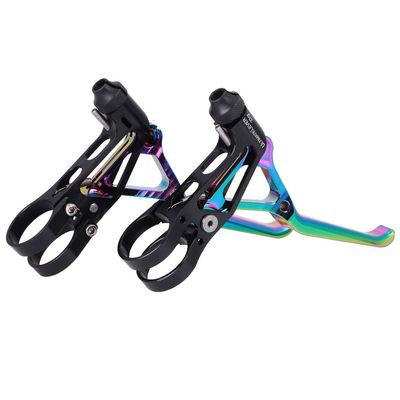 Keenso V Brake Handles, Cycling Brake Levers Cycling Accessory for Folding Bike, Road Bike(Electroplate Colorful)