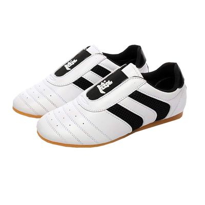 Auhoho Kids Taekwondo Boxing Karate Kung Fu Tai Chi Shoes Lightweight Sneakers Sport Gym Martial Arts Shoes for Boys Girls 5 M US Big Kid,Black