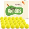 Amy Sport Practice Golf Balls Foam More Weight Value 16/32 Pack, High Density Real Feel 1/3 Distance of Regulation Golf Ball, Soft Durable for Backyard Indoor Outdoor Training (Light Yellow 32 Pack) view 1
