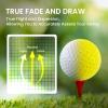 Amy Sport Practice Golf Balls Foam More Weight Value 16/32 Pack, High Density Real Feel 1/3 Distance of Regulation Golf Ball, Soft Durable for Backyard Indoor Outdoor Training (Light Yellow 32 Pack) view 3