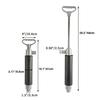 DasMarine Marine Bilge Pump,Black Bilge Pump for Kayaks,Canoes and Boats,Manual Kayak Hand Water Pumps with 2 Ft Reversible Hose,Portable Sump Pump,Must Have Emergency Equipment for Kayakers view 2