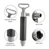 DasMarine Marine Bilge Pump,Black Bilge Pump for Kayaks,Canoes and Boats,Manual Kayak Hand Water Pumps with 2 Ft Reversible Hose,Portable Sump Pump,Must Have Emergency Equipment for Kayakers view 4