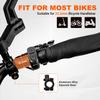 Addmotor Bike Mirrors, 1 Pair Bicycle Mirror Handlebar Mount, 360 Adjustable Rotatable Bike Mirror, HD, Safe Handlebar Rearview Mirror, Bike Accessories Bicycle Mirrors Set(Black) view 3