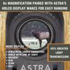 Astra Optix OTX/HTX1600 1760yd Laser rangefinder for Hunting, Shooting and Golfing with Red OLED/HD LCD Display Fast 0.10s and Accurate +/-1yd (HTX1600 800yd HD LCD) view 4