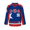 CGUBJI Men's #96 Charlie Conway Team Movie Hockey Jersey Stitched Size S Blue view 2