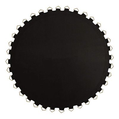 LoveinDIY 6/8/10/12ft Trampoline Mat Replacement Round High Elastic Durable, Black, 8ft-48 Buckle