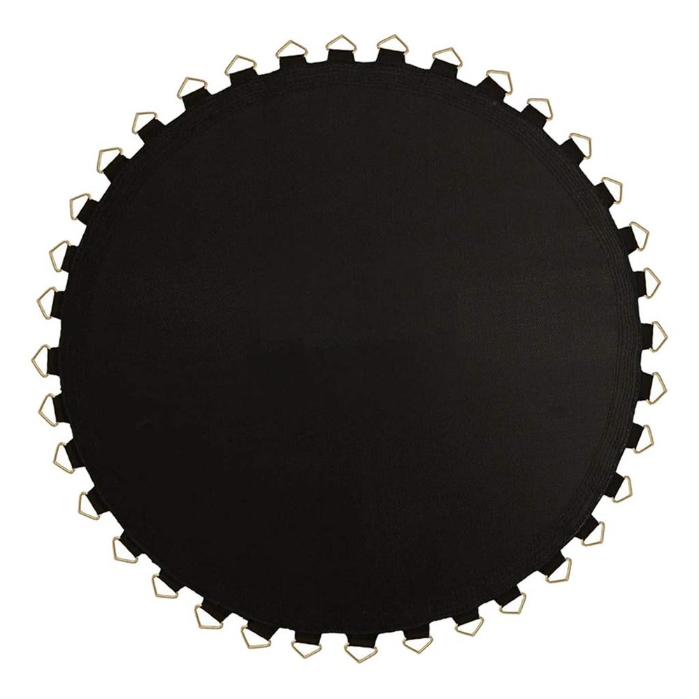 LoveinDIY 6/8/10/12ft Trampoline Mat Replacement Round High Elastic Durable, Black, 8ft-48 Buckle