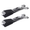 2 Pcs 4 in 1 Fly Line Clippers Fishing Knot Tying Tool Fly Fishing Quick Knot Tool Fast Nail Knotter Lines Clipper Hook Eye Cleaner with Retractor