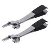 2 Pcs 4 in 1 Fly Line Clippers Fishing Knot Tying Tool Fly Fishing Quick Knot Tool Fast Nail Knotter Lines Clipper Hook Eye Cleaner with Retractor view 3
