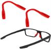 SAUCER Replacement Nose Pieces Pads for Oakley Split Time OO4129 Sunglass - Standard Red + Asian Fit Red view 1