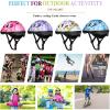 Lamsion Kids Helmet Adjustable for Kids Ages 3-8 Years Old Boys Girls, Toddler Helmet with Protective Sports Gear Set Knee Elbow Pads Wrist Guards for Cycling Skateboard Scooter view 3