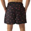 SILKWORLD Men's Swim Shorts Quick Dry Athletic Beach Trunks with Pockets (Pattern/Fish, Small) view 2