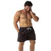 SILKWORLD Men's Swim Shorts Quick Dry Athletic Beach Trunks with Pockets (Pattern/Fish, Small) view 3