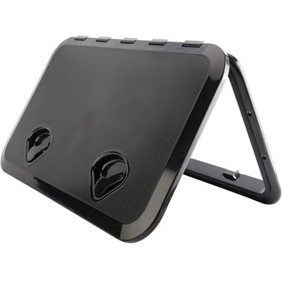 YaeMarine 24" x 14" Marine Boat Deck Access Hatch & Lid Boat Marine Caravan RV Black