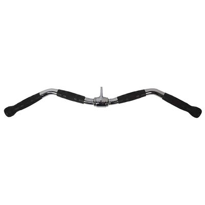 Lat Bar Cable Machine Attachment, Curl Pulldown Bar with Full Rotation and Rubber Handle for Gym, Strength Workout, Body Training, Muscle Building, 30 Inch