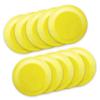 DISCOUNT PROMOS Frisbees 9.25 inch. Set of 10, Bulk Pack - Fun Outdoor Games for Adults and Family - Yellow view 1