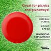 DISCOUNT PROMOS Frisbees 9.25 inch. Set of 10, Bulk Pack - Fun Outdoor Games for Adults and Family - Red view 4