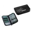 Winmau Super Dart Case 2, Slimline, Holds 2 Sets of Darts, 8 Compartments, Black view 1
