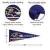 Baltimore Ravens Pennant Banner Flag view 2