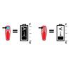NiteRider Swift 300 Front Bike Light Sabre 110 Rear Bike Light Combo Pack- USB Rechargeable Bicycle Headlight LED Front Light Easy to Install Water Resistant Road Commuting Cycling Safety Flashlight view 4