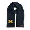 Littlearth unisex-adult NCAA Michigan Wolverines Jimmy Bean 4-in-1 Scarf, Team Color, 82'' x 8'' (100709-UMIC) view 1