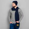 Littlearth unisex-adult NCAA Michigan Wolverines Jimmy Bean 4-in-1 Scarf, Team Color, 82'' x 8'' (100709-UMIC) view 2